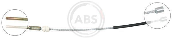 Cablu, frana de parcare fata (K19635 ABS) OPEL,VAUXHALL
