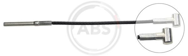 Cablu, frana de parcare fata (K19741 ABS) NISSAN