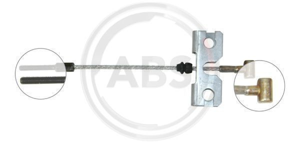 Cablu, frana de parcare fata (K19751 ABS) NISSAN