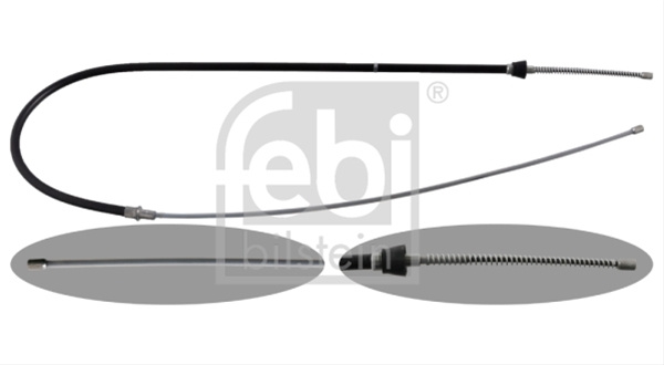 Cablu, Frana De Parcare Febi Bilstein Seat 48302