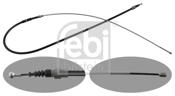 Cablu, Frana De Parcare Febi Bilstein Skoda 48308