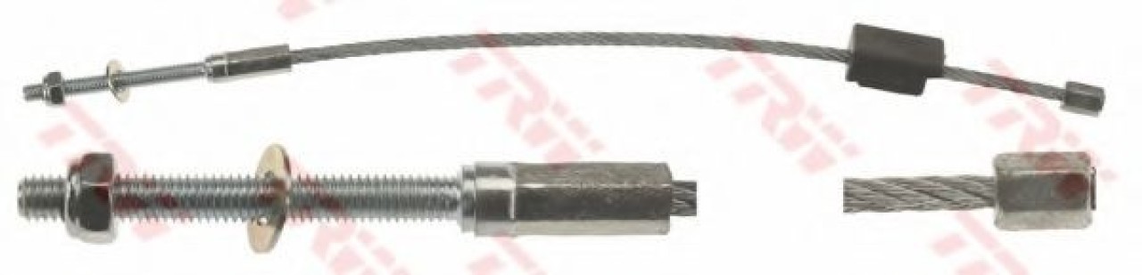 Cablu, frana de parcare FORD FIESTA V (JH, JD) (2001 - 2010) TRW GCH550 piesa NOUA