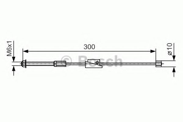 Cablu, frana de parcare FORD FUSION (JU) (2002 - 2012) BOSCH 1 987 482 132 piesa NOUA