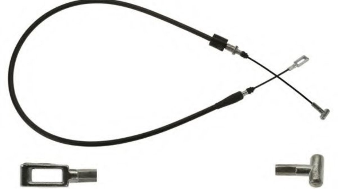 Cablu, frana de parcare IVECO DAILY IV autobasculanta (2006 - 2011) TRW GCH618 piesa NOUA
