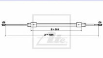 Cablu, frana de parcare MERCEDES A-CLASS (W168) (1...
