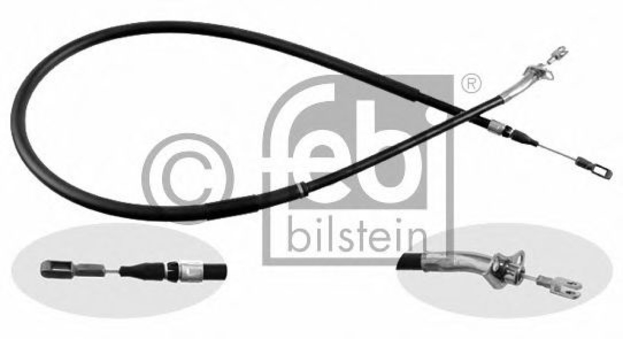 Cablu, frana de parcare MERCEDES SPRINTER 3-t bus (903) (1995 - 2006) FEBI BILSTEIN 21263 piesa NOUA