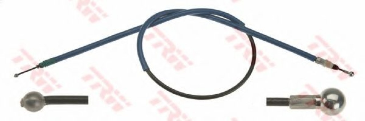 Cablu, frana de parcare NISSAN PRIMASTAR platou / sasiu (2002 - 2006) TRW GCH127 piesa NOUA