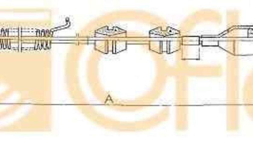 Cablu, frana de parcare OPEL ASCONA C (81_, 86_, 87_, 88_) ADRIAUTO AD330225