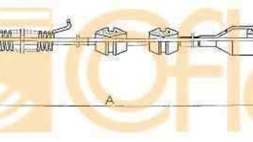 Cablu, frana de parcare OPEL ASCONA C (81_, 86_, 87_, 88_) ADRIAUTO AD330234