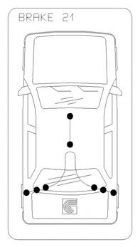Cablu, frana de parcare OPEL ASTRA H (L48) (2004 - 2016) COFLE 11.5950 piesa NOUA