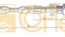 Cablu, frana de parcare OPEL CORSA A hatchback (93...