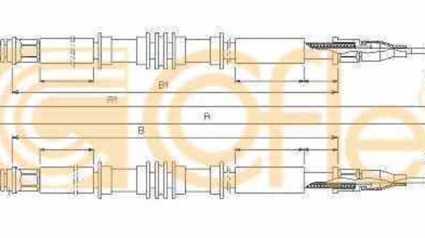 Cablu frana de parcare OPEL ZAFIRA A F75 ADRIAUTO AD330279