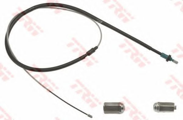 Cablu, frana de parcare PEUGEOT 207 (WA, WC) (2006 - 2016) TRW GCH373 piesa NOUA