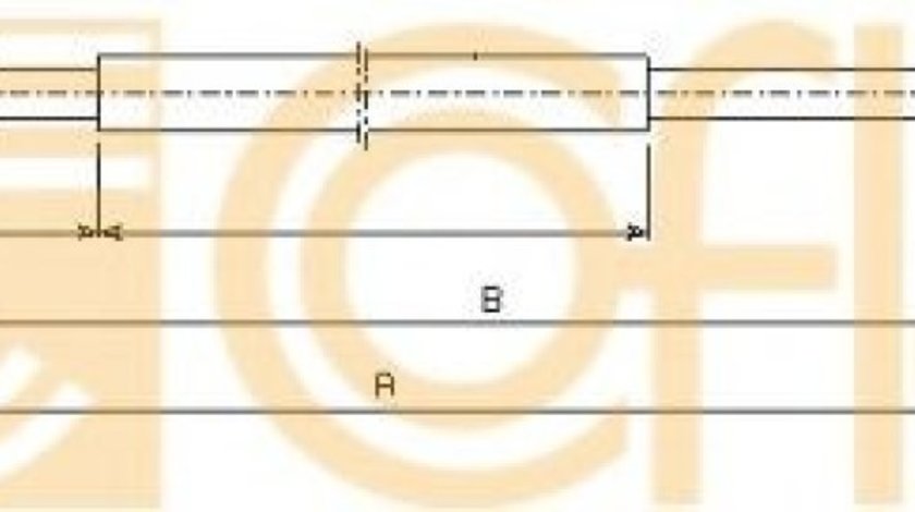 Cablu, frana de parcare RENAULT TWINGO I (C06) (1993 - 2012) COFLE 10.6542 piesa NOUA
