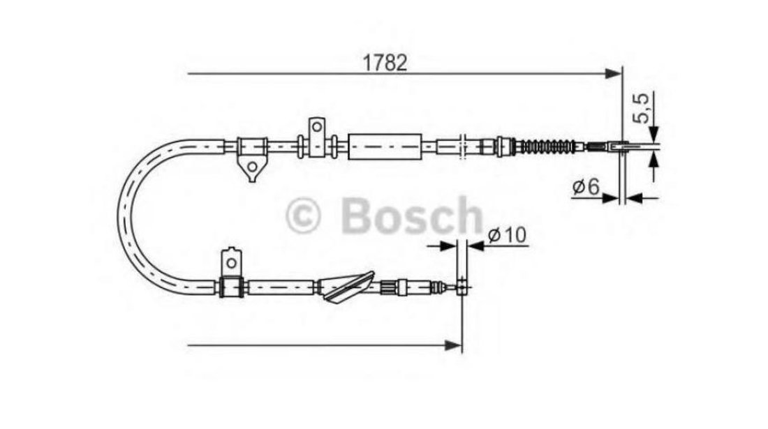 Cablu, frana de parcare Rover 25 (RF) 1999-2005 #2 1987477889