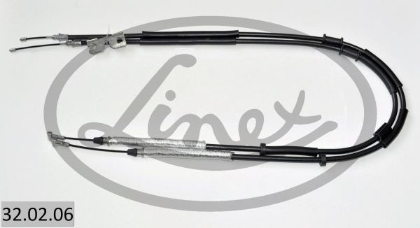 Cablu, frana de parcare spate (320206 LIX) OPEL