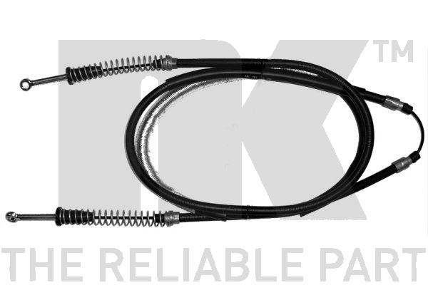 Cablu, frana de parcare spate (902376 NK) FIAT,LANCIA