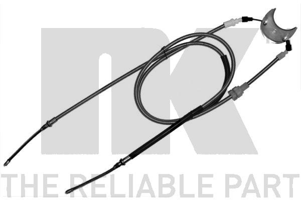 Cablu, frana de parcare spate (902559 NK) FORD