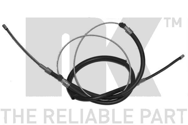 Cablu, frana de parcare spate (904722 NK) AUDI,VW