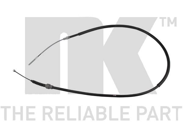 Cablu, frana de parcare spate (909912 NK) SEAT,VW
