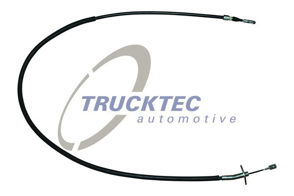 Cablu, frana de parcare spate dreapta (0235401 TRUCKTEC) MERCEDES-BENZ