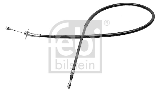 Cablu, frana de parcare spate dreapta (09501 FEBI BILSTEIN) MERCEDES-BENZ