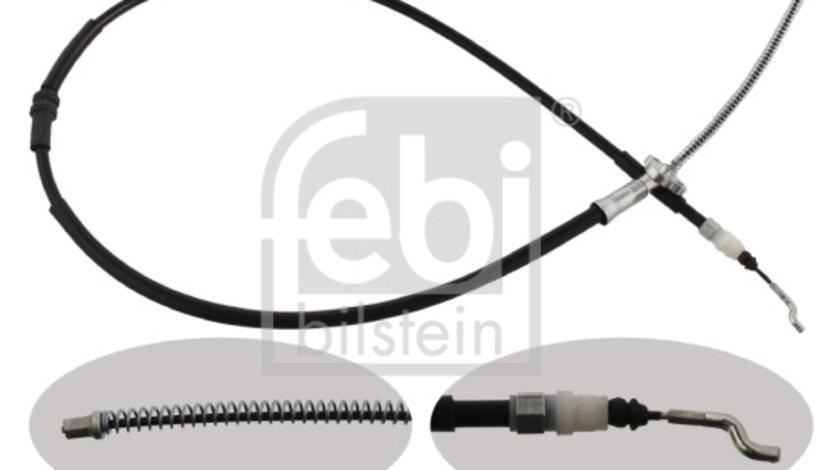 Cablu, frana de parcare spate dreapta (36711 FEBI BILSTEIN) VW