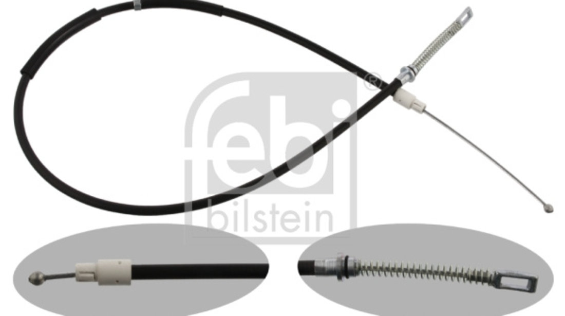 Cablu, frana de parcare spate dreapta (36936 FEBI BILSTEIN) MERCEDES-BENZ,VW