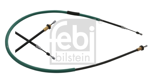 Cablu, frana de parcare spate dreapta (49620 FEBI BILSTEIN) RENAULT