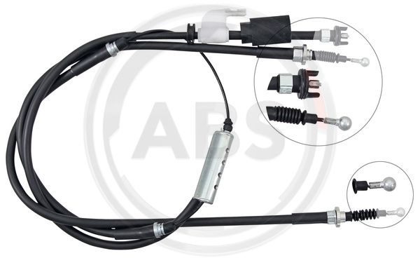 Cablu, frana de parcare spate (K10014 ABS) OPEL,VAUXHALL