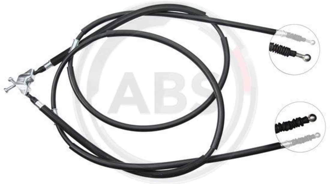 Cablu, frana de parcare spate (K10055 ABS) OPEL,VAUXHALL