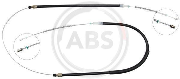 Cablu, frana de parcare spate (K10315 ABS) VW