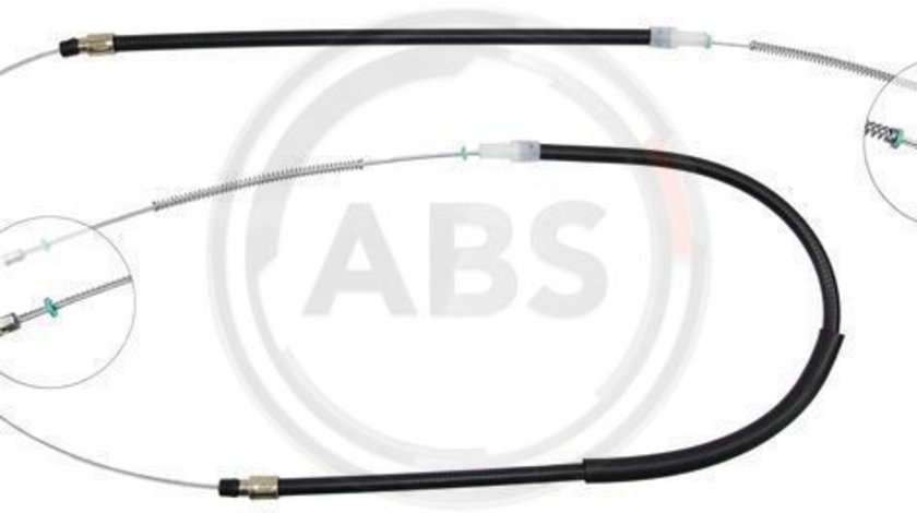 Cablu, frana de parcare spate (K10315 ABS) VW