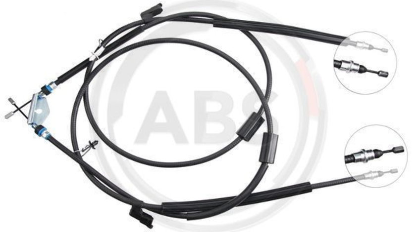 Cablu, frana de parcare spate (K10325 ABS) FORD