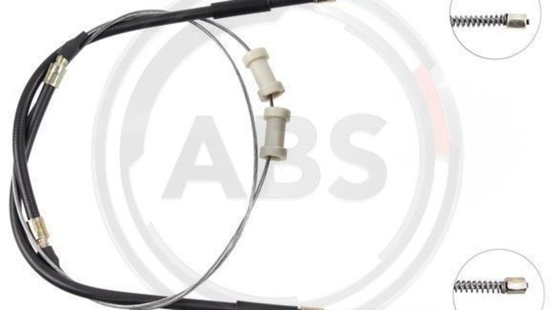 Cablu, frana de parcare spate (K10335 ABS) SKODA