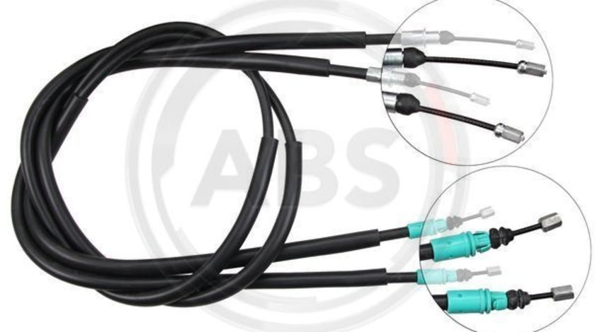 Cablu, frana de parcare spate (K10355 ABS) RENAULT