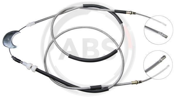 Cablu, frana de parcare spate (K10635 ABS) FORD