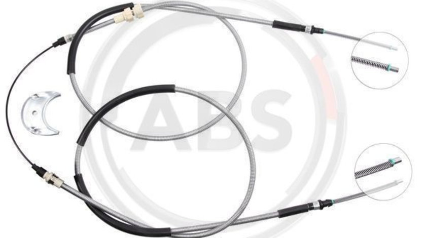 Cablu, frana de parcare spate (K10655 ABS) FORD