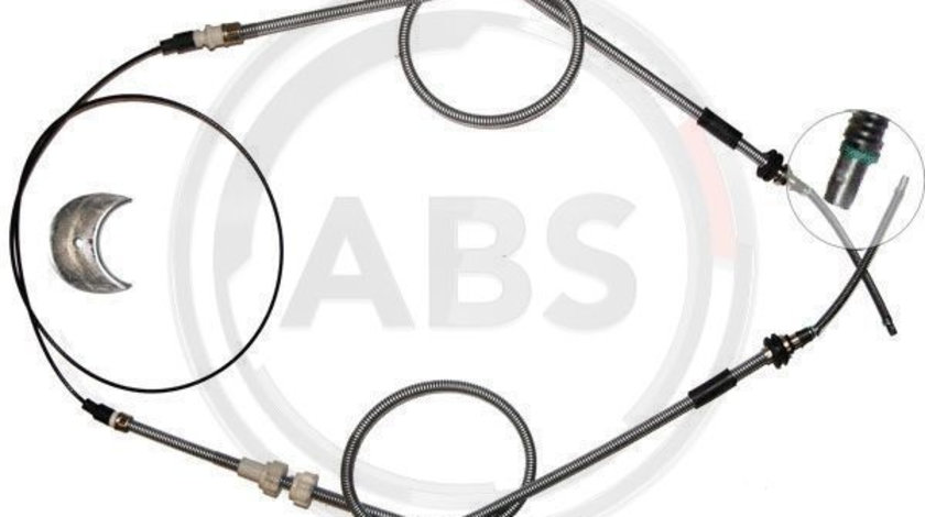 Cablu, frana de parcare spate (K10805 ABS) FORD