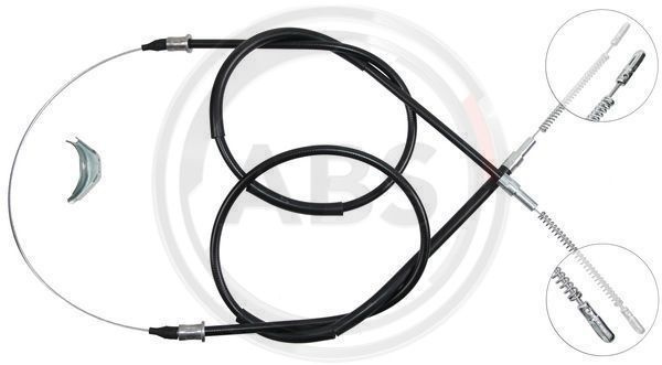 Cablu, frana de parcare spate (K11455 ABS) OPEL