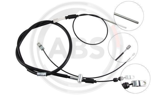 Cablu, frana de parcare spate (K11735 ABS) TOYOTA