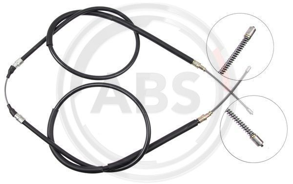 Cablu, frana de parcare spate (K11805 ABS) VW