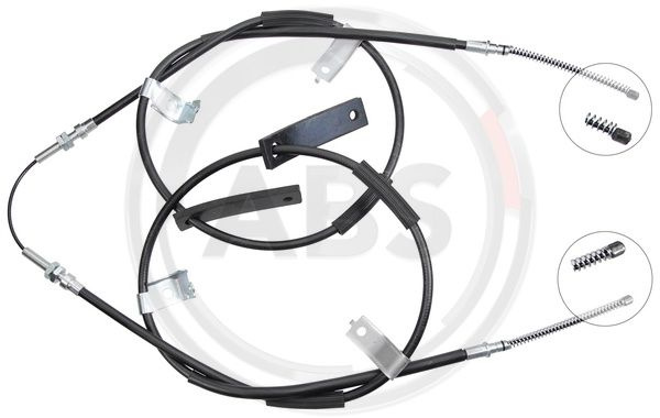 Cablu, frana de parcare spate (K12234 ABS) CHEVROLET,DAEWOO