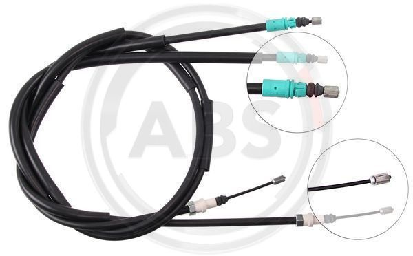 Cablu, frana de parcare spate (K12246 ABS) RENAULT
