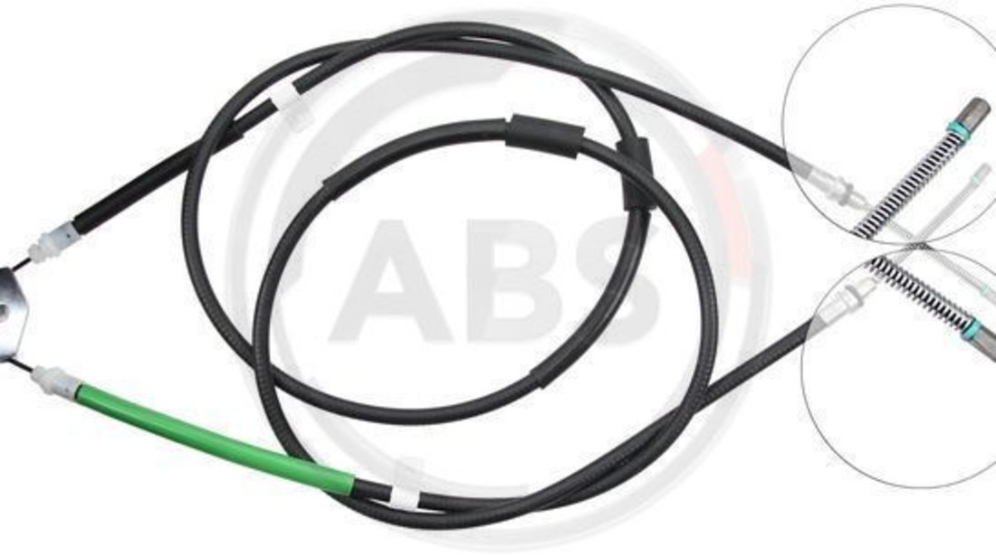 Cablu, frana de parcare spate (K12405 ABS) FORD