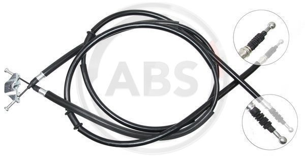 Cablu, frana de parcare spate (K12805 ABS) OPEL,VAUXHALL