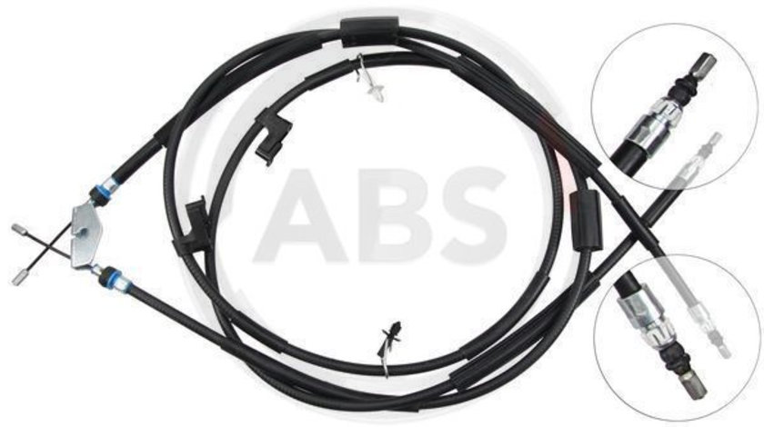 Cablu, frana de parcare spate (K12825 ABS) FORD