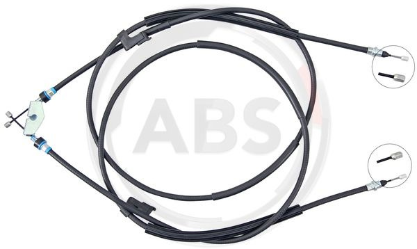 Cablu, frana de parcare spate (K14051 ABS) VOLVO