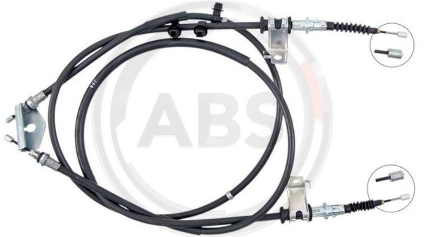 Cablu, frana de parcare spate (K14063 ABS) FORD