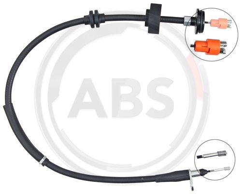 Cablu, frana de parcare spate (K15012 ABS) LAND ROVER